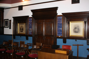 North wall of Lodge Room