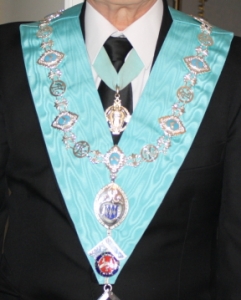 Abbey Lodge Master’s Collar and Hall stone jewel
