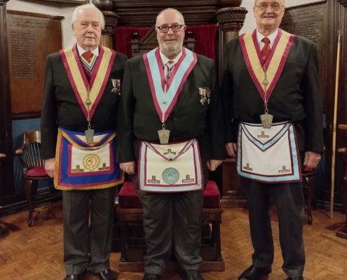 Master and wardens of Priory Mark Lodge 693