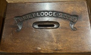 Abbey Lodge 2529 Alms Collection Box